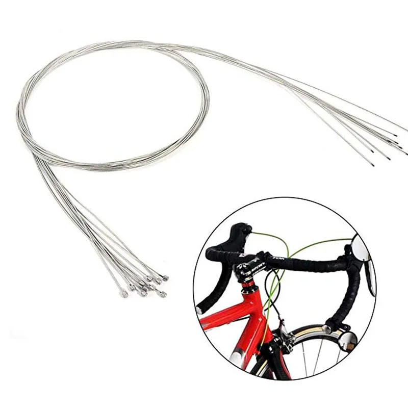 Stainless Steel Bicycle Gear Cable Universal MTB Road Bike Bicycle Inner Brake Cable Core Wire Brake Line Bicycle Accessories
Stainless Steel Bicycle Gear Cable Universal MTB Road Bike Bicycle Inner Brake Cable Core Wire Brake Line Bicycle Accessories