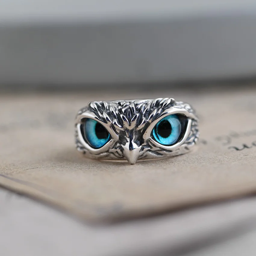 Charm Vintage Cute Men and Women Simple Design Owl Ring Silver Color Engagement Wedding Rings Jewelry Gifts
Charm Vintage Cute Men and Women Simple Design Owl Ring Silver Color Engagement Wedding Rings Jewelry Gifts