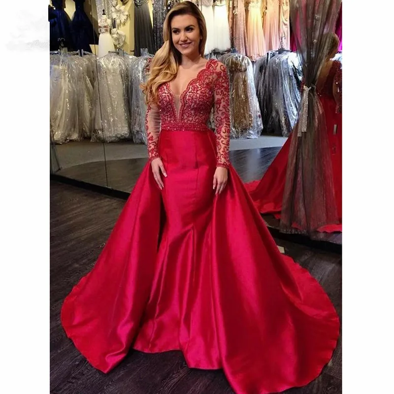 Hot Pink 2019 Mermaid Off Shoulder Evening Dresses with Beaded Hard Satin Long Sleeve Formal Evening Party Dress for Women
Hot Pink 2019 Mermaid Off Shoulder Evening Dresses with Beaded Hard Satin Long Sleeve Formal Evening Party Dress for Women