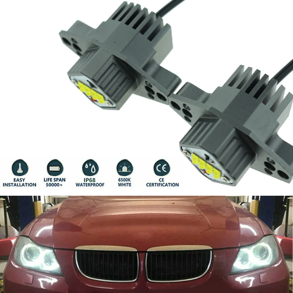 2000LM Angel Eye Lights 6000-6500K 8-LED Dustproof For BMW E90 E91 Halo Ring Set Waterproof
2000LM Angel Eye Lights 6000-6500K 8-LED Dustproof For BMW E90 E91 Halo Ring Set Waterproof
