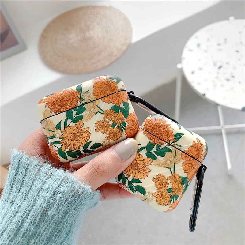For Airpods Case Vintage Oil Painting Chrysanthemum Earphone Case For Apple Airpods Pro 1 2 Wireless Bluetooth Protective Shell
For Airpods Case Vintage Oil Painting Chrysanthemum Earphone Case For Apple Airpods Pro 1 2 Wireless Bluetooth Protective Shell