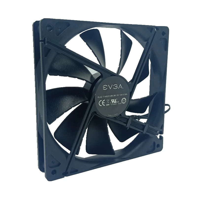 Вентилятор охлаждения PSU 140 мм RL4Z постоянный ток 12 В 0 30 А (0 18 а) 1200 об/мин тихий
