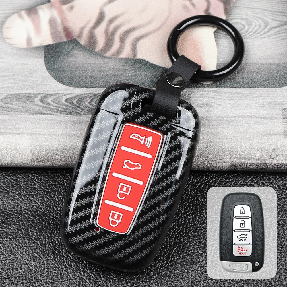 Чехол для автомобильного ключа Hyundai Azera Elantra GT Equus Coupe Santa Fe Sonata Tucson Genesis Kia Optima RIO