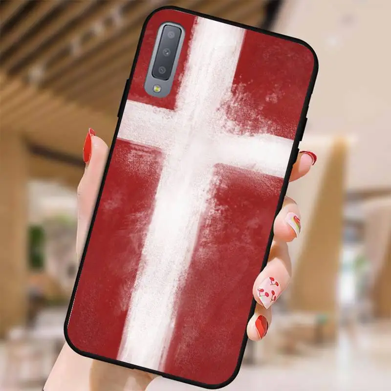 Чехол для телефона с датским флагом ZOROXU Samsung Galaxy S20 21 Note 9 10 20 PRO PLUS ULTRA | Мобильные