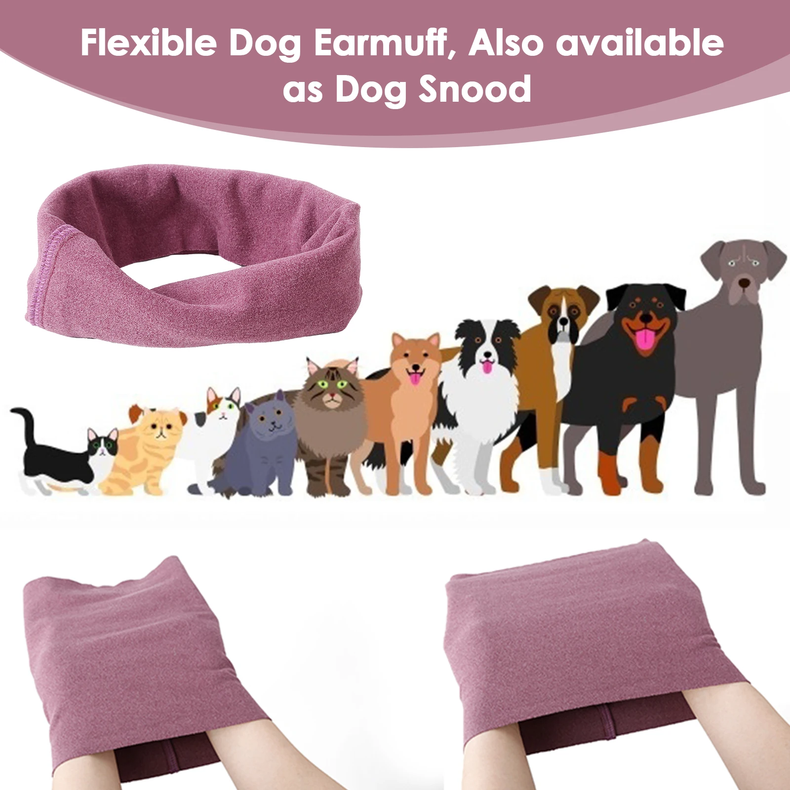 Dog Snoods Dog Ears Cover Hood Earmuffs For Anxiety Relief Grooming Bathing Ear Neck Snood
Dog Snoods Dog Ears Cover Hood Earmuffs For Anxiety Relief Grooming Bathing Ear Neck Snood