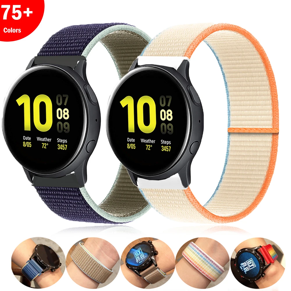 Ремешок для Galaxy Watch 3/46 мм/42 мм/active 2 Samsung Gear S3 Frontier, нейлоновый, для Huawei watch GT 2-2e-pro
Ремешок для Galaxy Watch 3/46 мм/42 мм/active 2 Samsung Gear S3 Frontier, нейлоновый, для Huawei watch GT 2-2e-pro