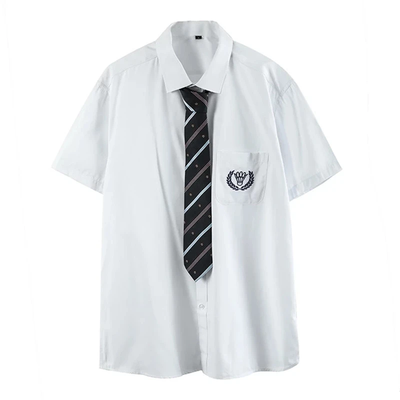 Preppy Style Shirt High School Students Men's Embroidered Uniform JK DK Long Sleeve White Handsome Couple Shirt Top Clothing 3XL
Preppy Style Shirt High School Students Men's Embroidered Uniform JK DK Long Sleeve White Handsome Couple Shirt Top Clothing 3XL