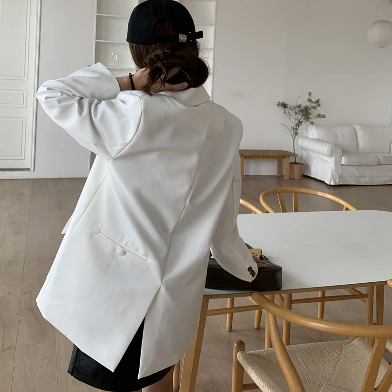 Spring Women's Blazer Mint Green Long Sleeve Solid Color Buttons Lady's Outwear Casual Famale's V-Neck Jacket
Spring Women's Blazer Mint Green Long Sleeve Solid Color Buttons Lady's Outwear Casual Famale's V-Neck Jacket