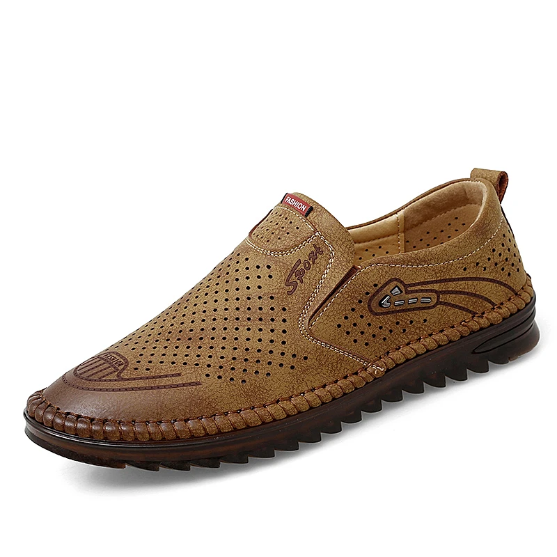 New Summer Men Loafers Moccasins Stomata Shoes Pu Leather Slip on Lazy Casual Shoes Breathable Male Hollow Out Flats Shoes %
New Summer Men Loafers Moccasins Stomata Shoes Pu Leather Slip on Lazy Casual Shoes Breathable Male Hollow Out Flats Shoes %