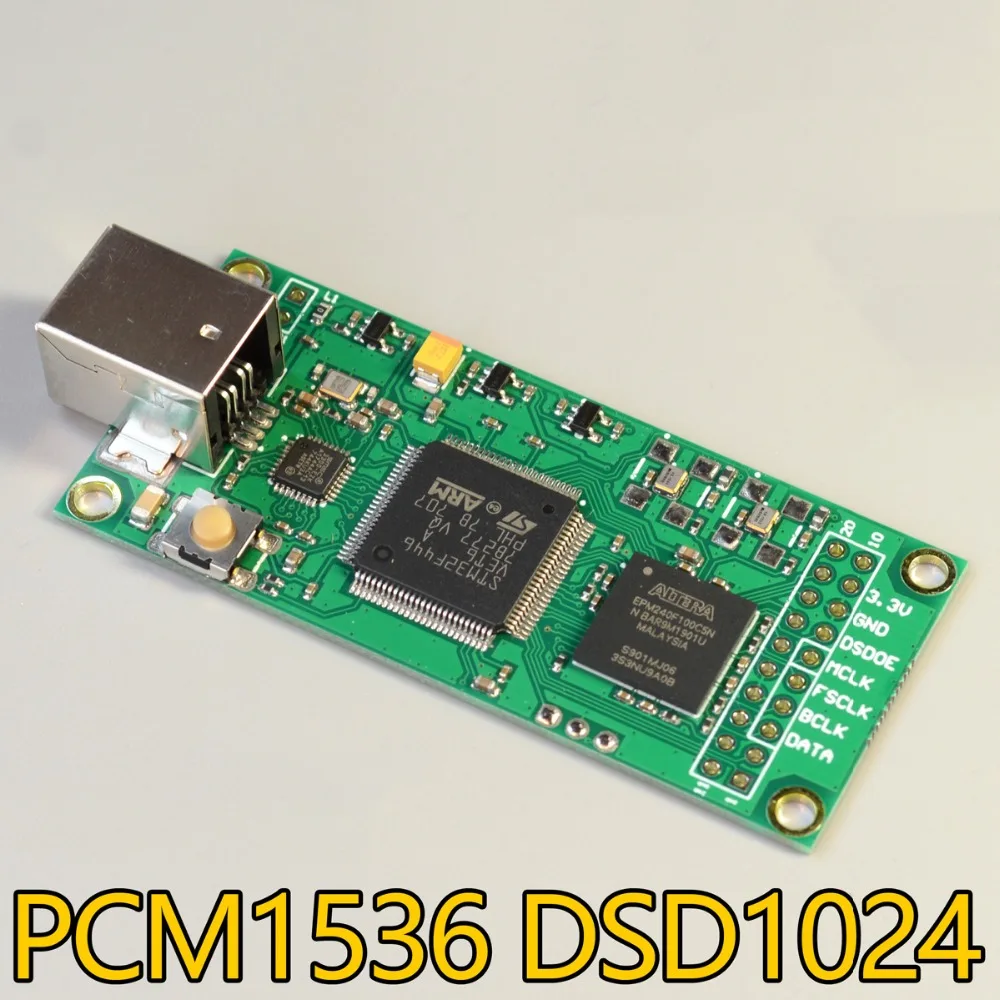 Цифровой интерфейс USB AS318B PCM1536 DSD1024 Amanero Италия XMOS для I2S ЦАП Плата