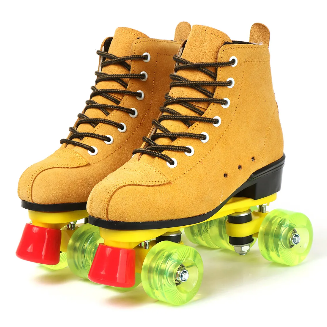 Women Artificial Leather Roller Skates Yellow Double Line Skates for Adult Two Line Skating Shoes Patines Green PU 2 Wheels
Women Artificial Leather Roller Skates Yellow Double Line Skates for Adult Two Line Skating Shoes Patines Green PU 2 Wheels