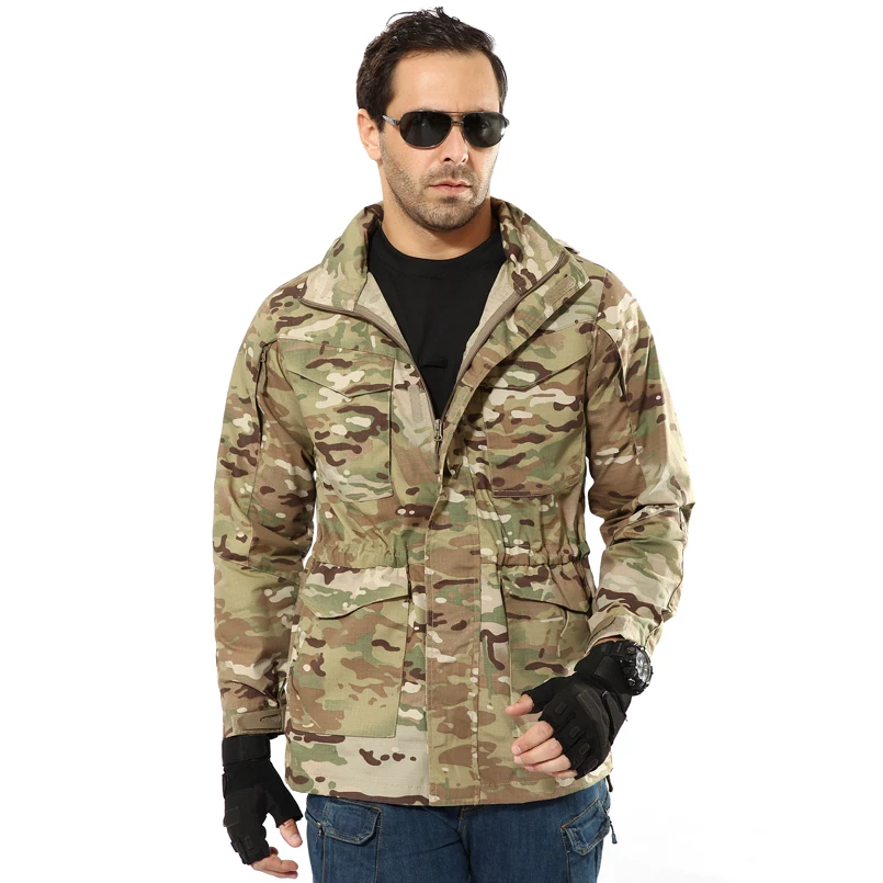 Army Waterproof Jacket Mens Military M65 UA/US Camouflage Coat Winter Tactical Windbreaker Outerwear Hooded Removable Clothes
Army Waterproof Jacket Mens Military M65 UA/US Camouflage Coat Winter Tactical Windbreaker Outerwear Hooded Removable Clothes
