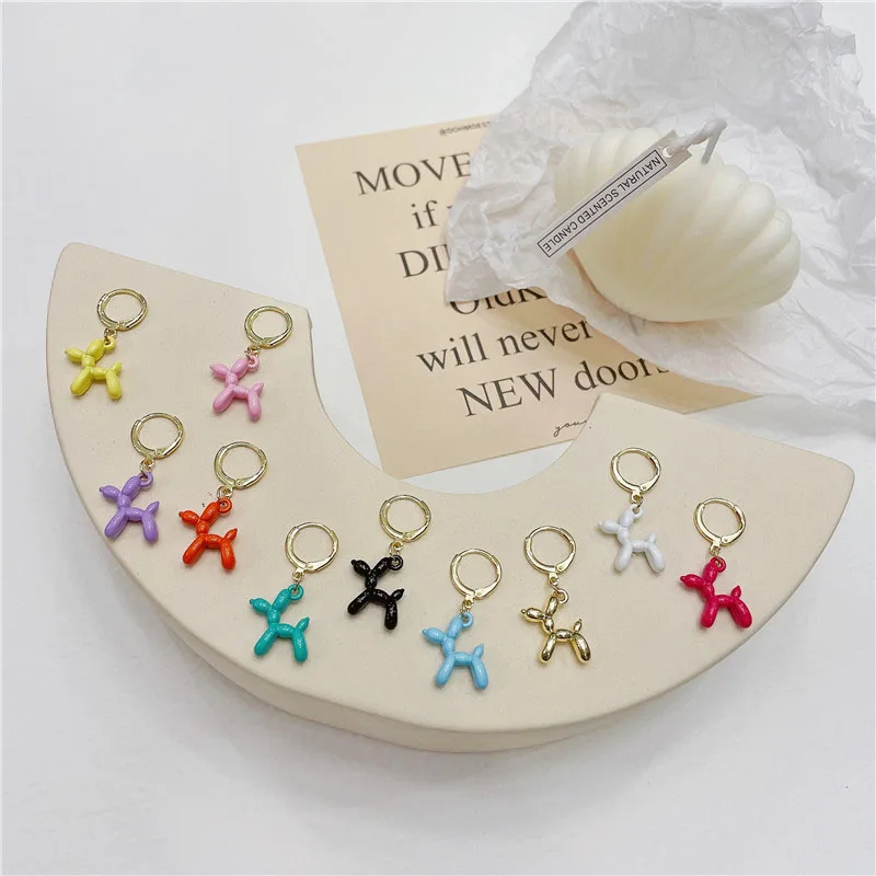 Minimalist Gold Color Balloon Dog Puppy Earrings For Women Cute Cartoon Drop Dangle Hoop Huggies Earring Aesthetic Ear Jewelry
Minimalist Gold Color Balloon Dog Puppy Earrings For Women Cute Cartoon Drop Dangle Hoop Huggies Earring Aesthetic Ear Jewelry