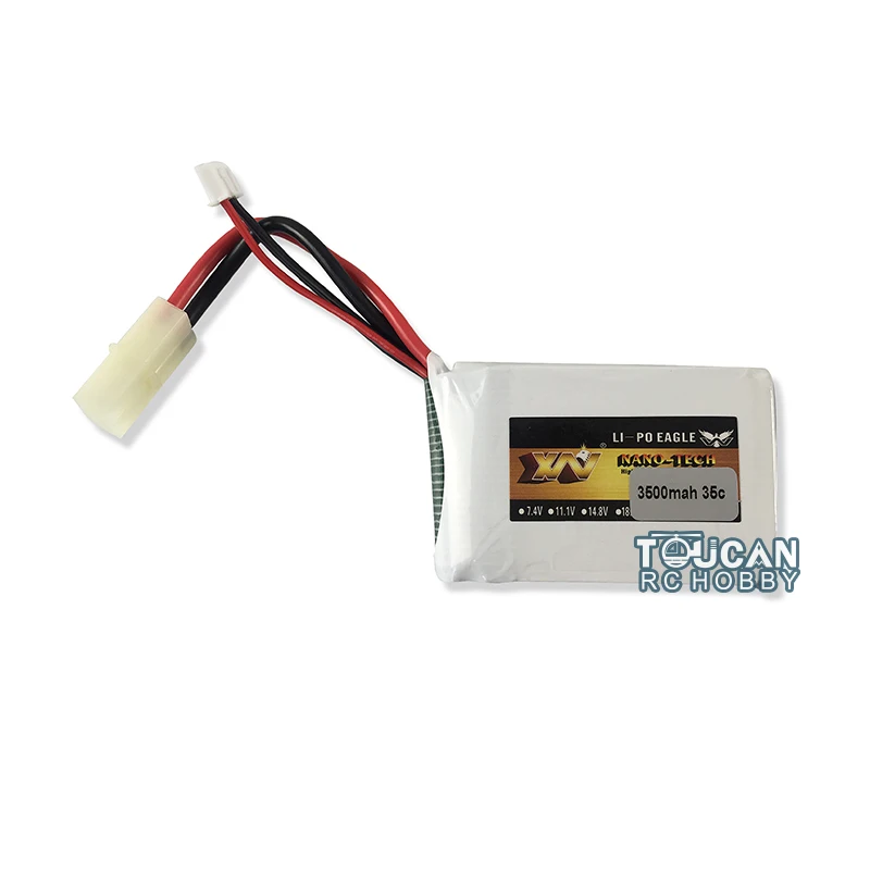 В наличии в США, литий-полимерный аккумулятор 7,4 В 3500 мАч, электронные детали для шкалы 1/16 Heng Long RC Tank TH16856-SMT5
В наличии в США, литий-полимерный аккумулятор 7,4 В 3500 мАч, электронные детали для шкалы 1/16 Heng Long RC Tank TH16856-SMT5