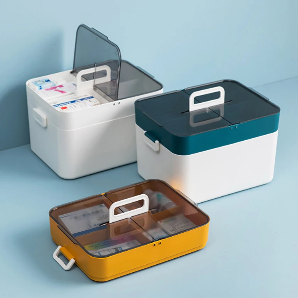 Medicine Box First Aid Storage Box 3 Layers Large Capacity Medical Box Portable Medicine Box Home Medical Box Medicine Chest
Medicine Box First Aid Storage Box 3 Layers Large Capacity Medical Box Portable Medicine Box Home Medical Box Medicine Chest