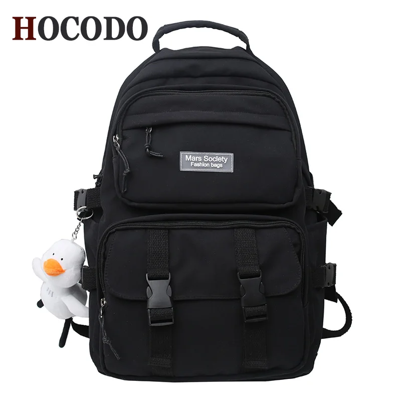 HOCODO Anti-Theft Backpack Unisex Shoulder Backpack Women Solid Color Travel Backpack High Quality Nylon School Student Backpack
HOCODO Anti-Theft Backpack Unisex Shoulder Backpack Women Solid Color Travel Backpack High Quality Nylon School Student Backpack