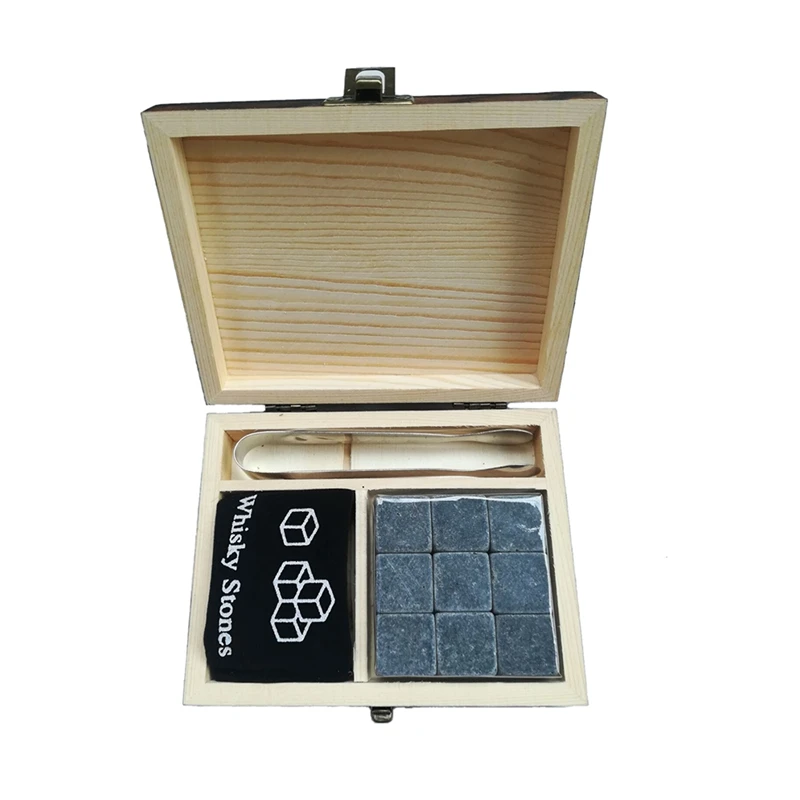 Whiskey Stones with WORDS Wooden Box Whisky Rocks Stones Square Stone Wood Box-Grey
Whiskey Stones with WORDS Wooden Box Whisky Rocks Stones Square Stone Wood Box-Grey