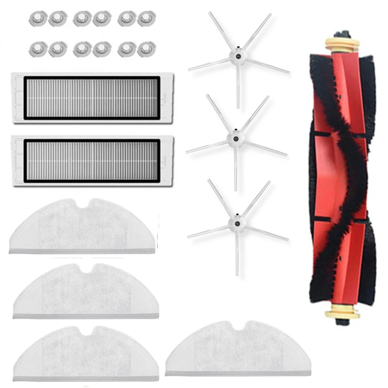 for XiaoMi Roborock S6 S60 S65 S5 MAX T6 Accessories Vacuum Cleaner Parts Washable HEPA Filter Main Brush Side Brush
for XiaoMi Roborock S6 S60 S65 S5 MAX T6 Accessories Vacuum Cleaner Parts Washable HEPA Filter Main Brush Side Brush