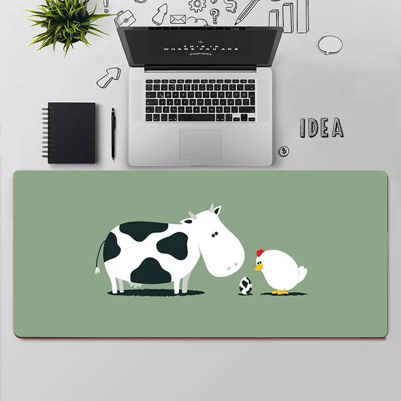 YNDFCNB Top Quality Cute Cow pattern Natural Rubber Gaming mousepad Desk Mat Free Shipping Large Mouse Pad Keyboards Mat
YNDFCNB Top Quality Cute Cow pattern Natural Rubber Gaming mousepad Desk Mat Free Shipping Large Mouse Pad Keyboards Mat
