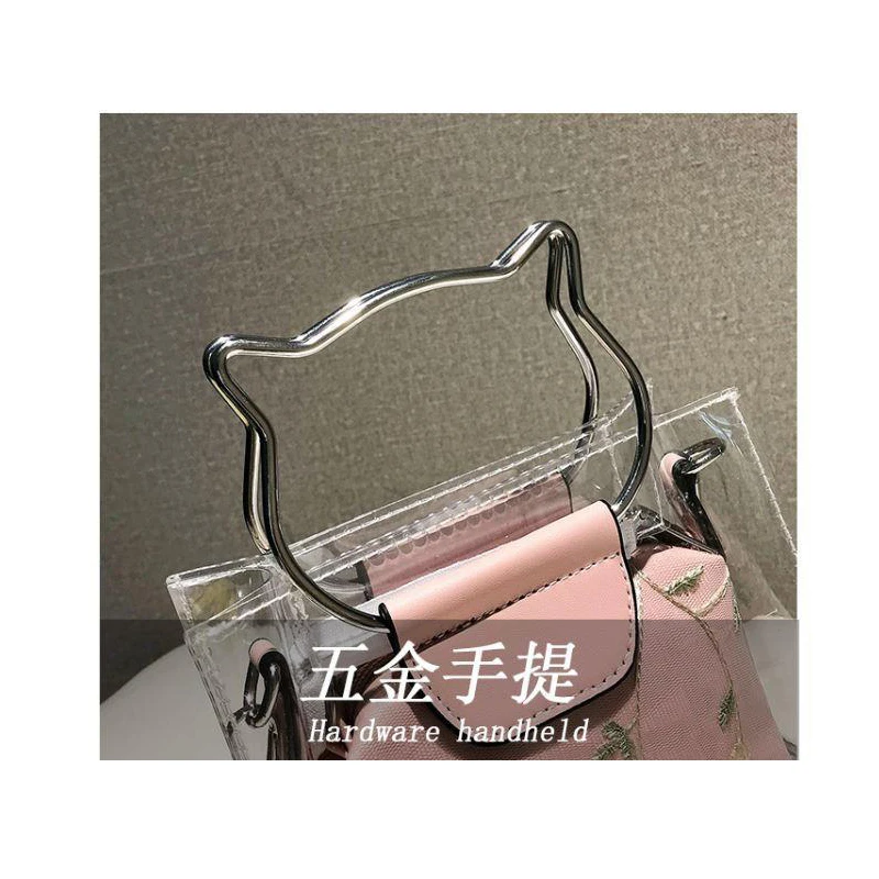 2pcs/set Fashion Women Floral Printing Transparent Lace Chain Shoulder Crossbody Messenger Bag Casual Ladies Vacation Small
2pcs/set Fashion Women Floral Printing Transparent Lace Chain Shoulder Crossbody Messenger Bag Casual Ladies Vacation Small