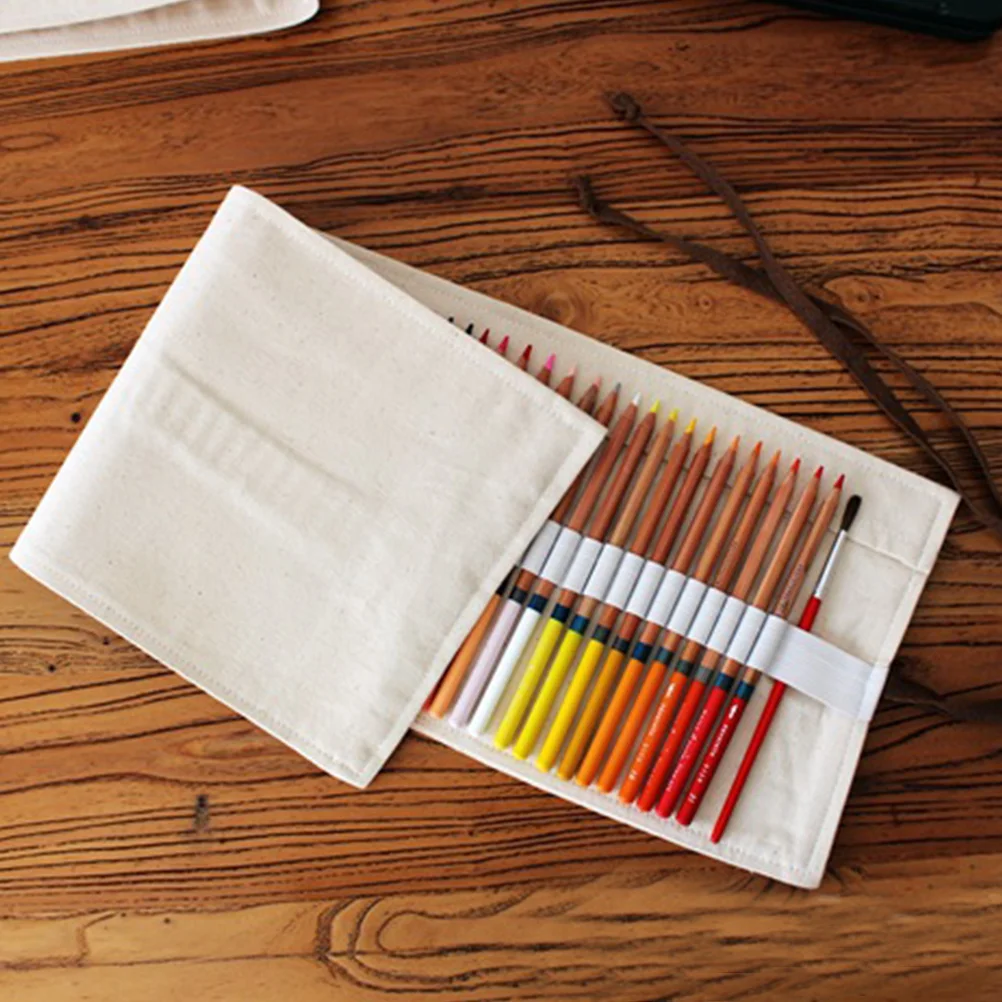 Creative Canvas Pen Bag Simple Style Pencil Pouch Pen Holder School Stationery for Girls Boys Students (36-Slot)
Creative Canvas Pen Bag Simple Style Pencil Pouch Pen Holder School Stationery for Girls Boys Students (36-Slot)