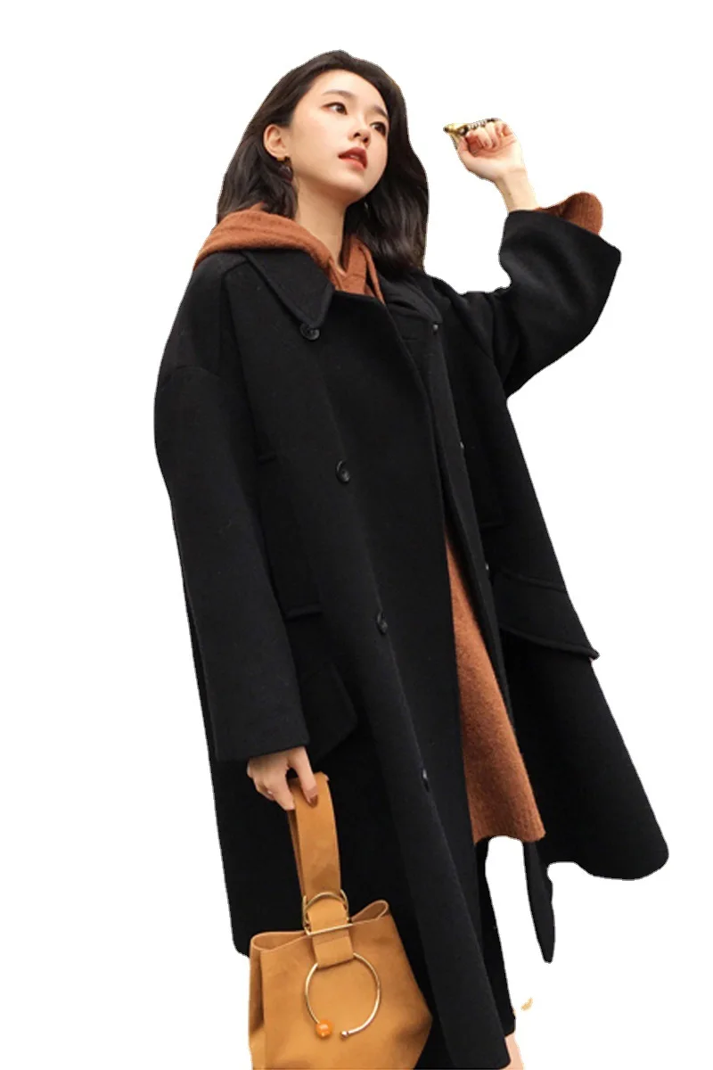 Женское шерстяное пальто, осенне-зимняя одежда, новинка 2021, плотное, темпераментное, средней длины, популярное шерстяное пальто в гонконгск...
Женское шерстяное пальто, осенне-зимняя одежда, новинка 2021, плотное, темпераментное, средней длины, популярное шерстяное пальто в гонконгск...