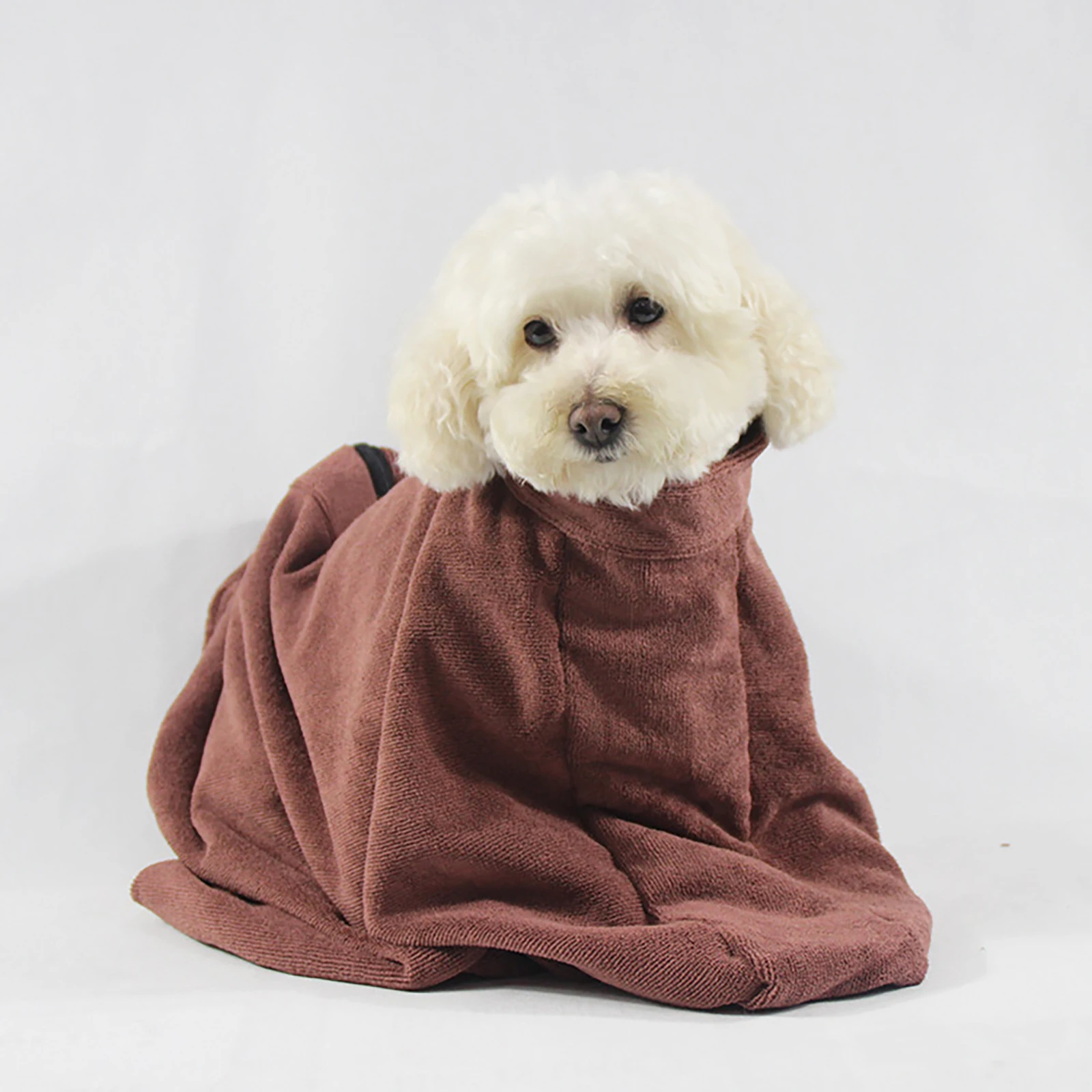 

Банный халат для животных мягкое и абсорбирующее полотенце для банного халата для собак, возможны быстрое высыхание полотенец на молнии в м...