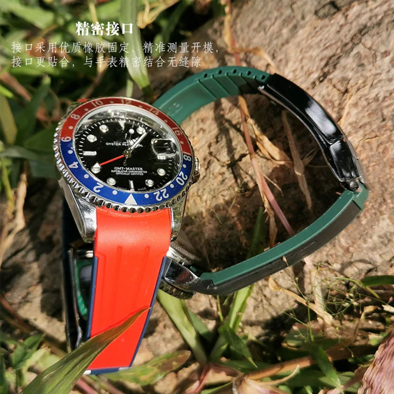 Shengmeirui силиконовый резиновый ремешок для подводника GMT-Master II Дайвинг спортивные