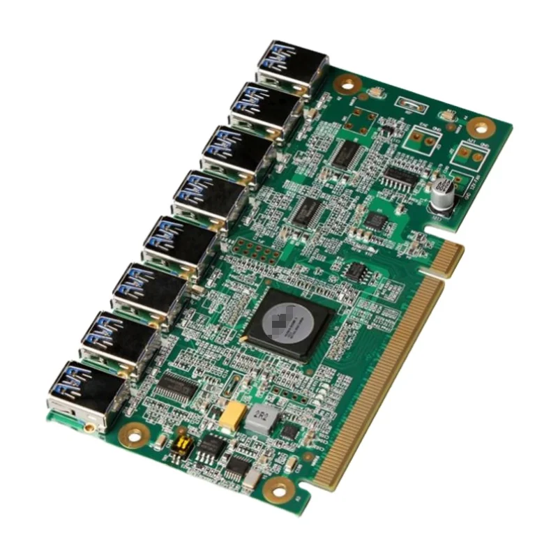 PCI-E 1 to 8 Expansion Card PCI-E 16X turn 8 Port USB3.0 PCIE Riser Card BTC ETH
PCI-E 1 to 8 Expansion Card PCI-E 16X turn 8 Port USB3.0 PCIE Riser Card BTC ETH