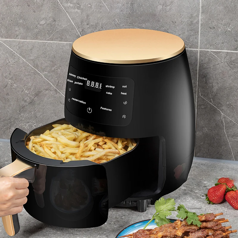 4.5L 1400W 220V Multifunction Air Fryer Oil free Health Fryer Cooker Smart Touch LCD Deep Airfryer Pizza Fryer for French fries
4.5L 1400W 220V Multifunction Air Fryer Oil free Health Fryer Cooker Smart Touch LCD Deep Airfryer Pizza Fryer for French fries