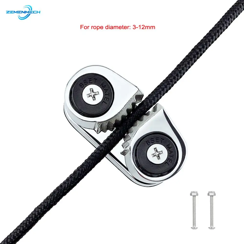 2PC Marine Accessories Boat 316 Stainless Steel Ball Bearing Rope Clamp with Leading Ring Sailboat Rope Clamp Pilates Equipment
2PC Marine Accessories Boat 316 Stainless Steel Ball Bearing Rope Clamp with Leading Ring Sailboat Rope Clamp Pilates Equipment