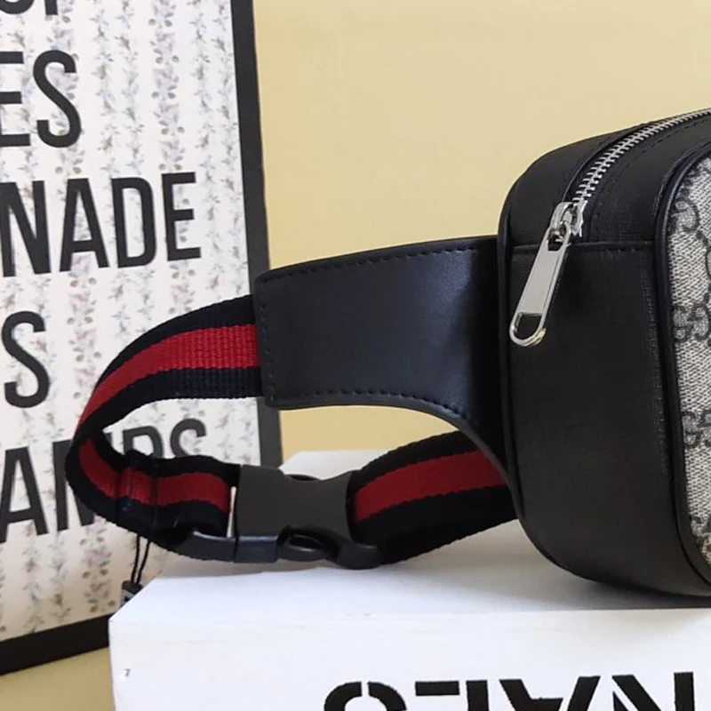 Luxury design brand Waist Pack Fanny Pack Chest Bag Men Funny Packs Cross Body Brand Designer Men`s Genuine Leather 474293 
Luxury design brand Waist Pack Fanny Pack Chest Bag Men Funny Packs Cross Body Brand Designer Men`s Genuine Leather 474293