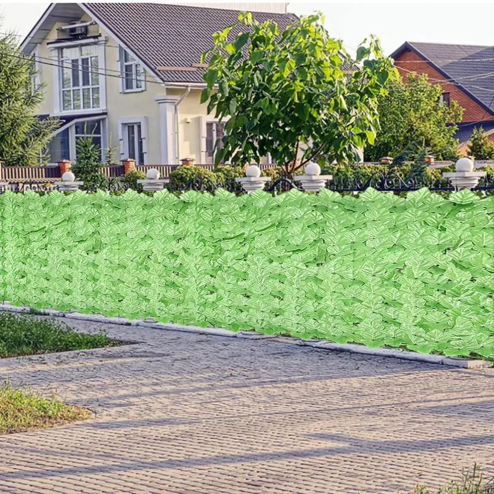 Artificial Grape Leaf Hedge Screening Roll Green Leaf Garde Fence UV Protection Garden Accessories For Garden Decoration
Artificial Grape Leaf Hedge Screening Roll Green Leaf Garde Fence UV Protection Garden Accessories For Garden Decoration