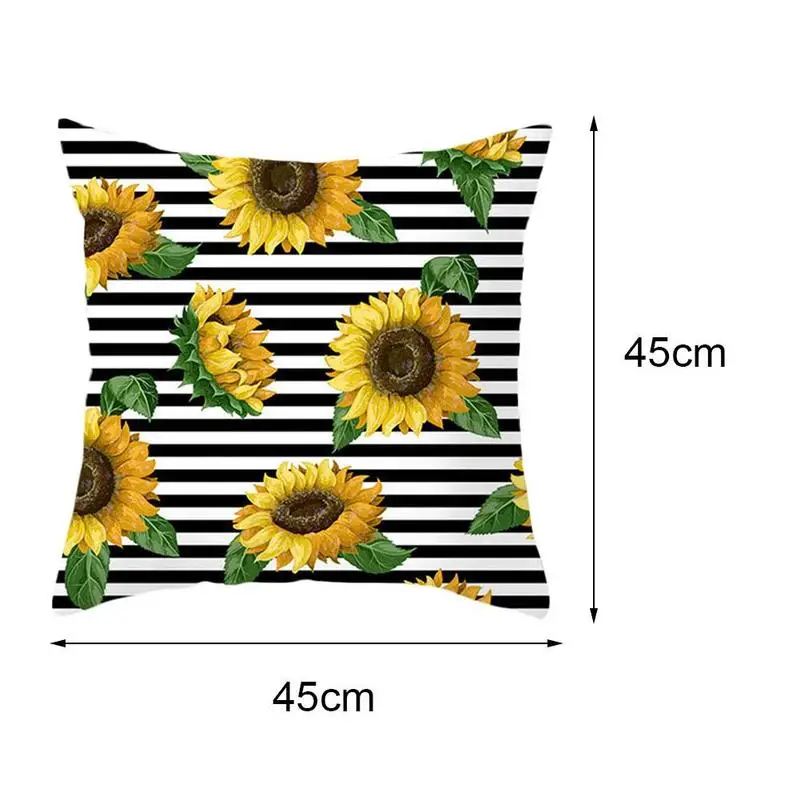 Sunflower Series Printing Yellow Throw Pillow Case Polyester Printing Pillow Cover Pillowcase Well-designed Pillowslip For Car
Sunflower Series Printing Yellow Throw Pillow Case Polyester Printing Pillow Cover Pillowcase Well-designed Pillowslip For Car
