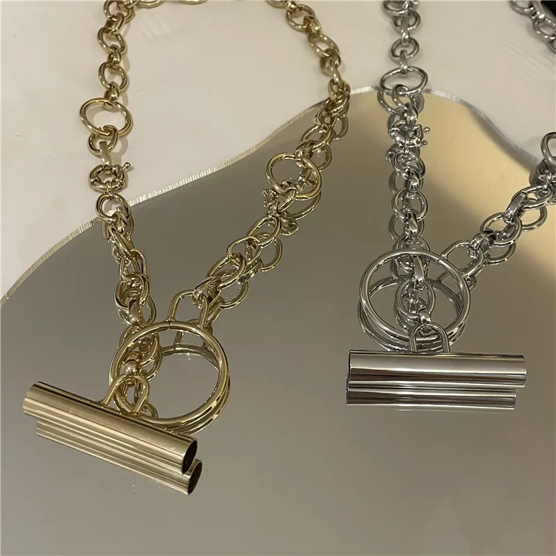 Origin Summer Exaggeration Oversize Circle Chunky Chain Pendant Necklace for Women Hiphop Hollow Out Metallic Necklace Jewelry
Origin Summer Exaggeration Oversize Circle Chunky Chain Pendant Necklace for Women Hiphop Hollow Out Metallic Necklace Jewelry