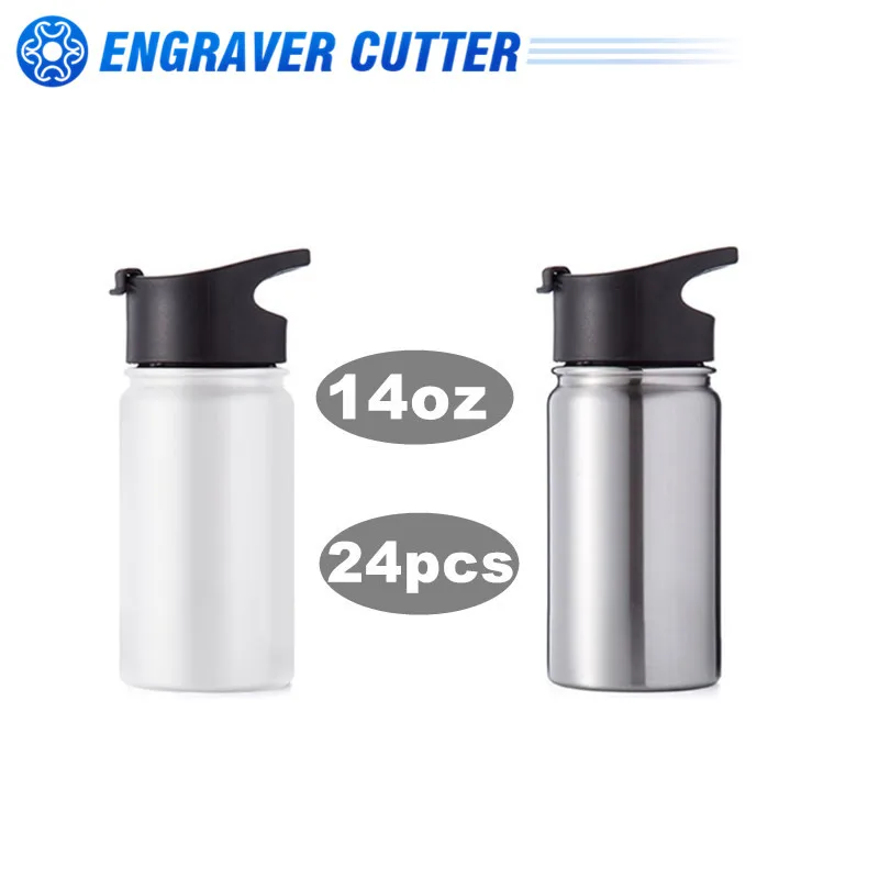 14oz Wide Mouth Stainless Steel Bottles with Sublimation Coating and Flip Cover Lid White
14oz Wide Mouth Stainless Steel Bottles with Sublimation Coating and Flip Cover Lid White