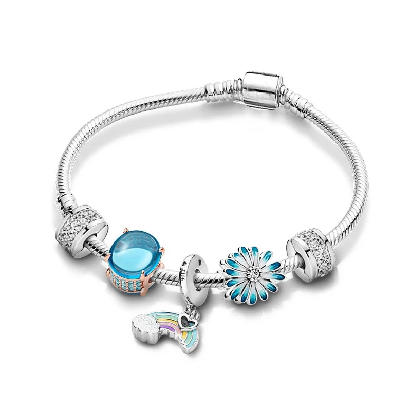 Wholesale Luxe Jewelry Fit Pandora Original DIY Charms fabrication Bijoux 100% 925 Sterling Silver Bracelets Bangles For Women
Wholesale Luxe Jewelry Fit Pandora Original DIY Charms fabrication Bijoux 100% 925 Sterling Silver Bracelets Bangles For Women