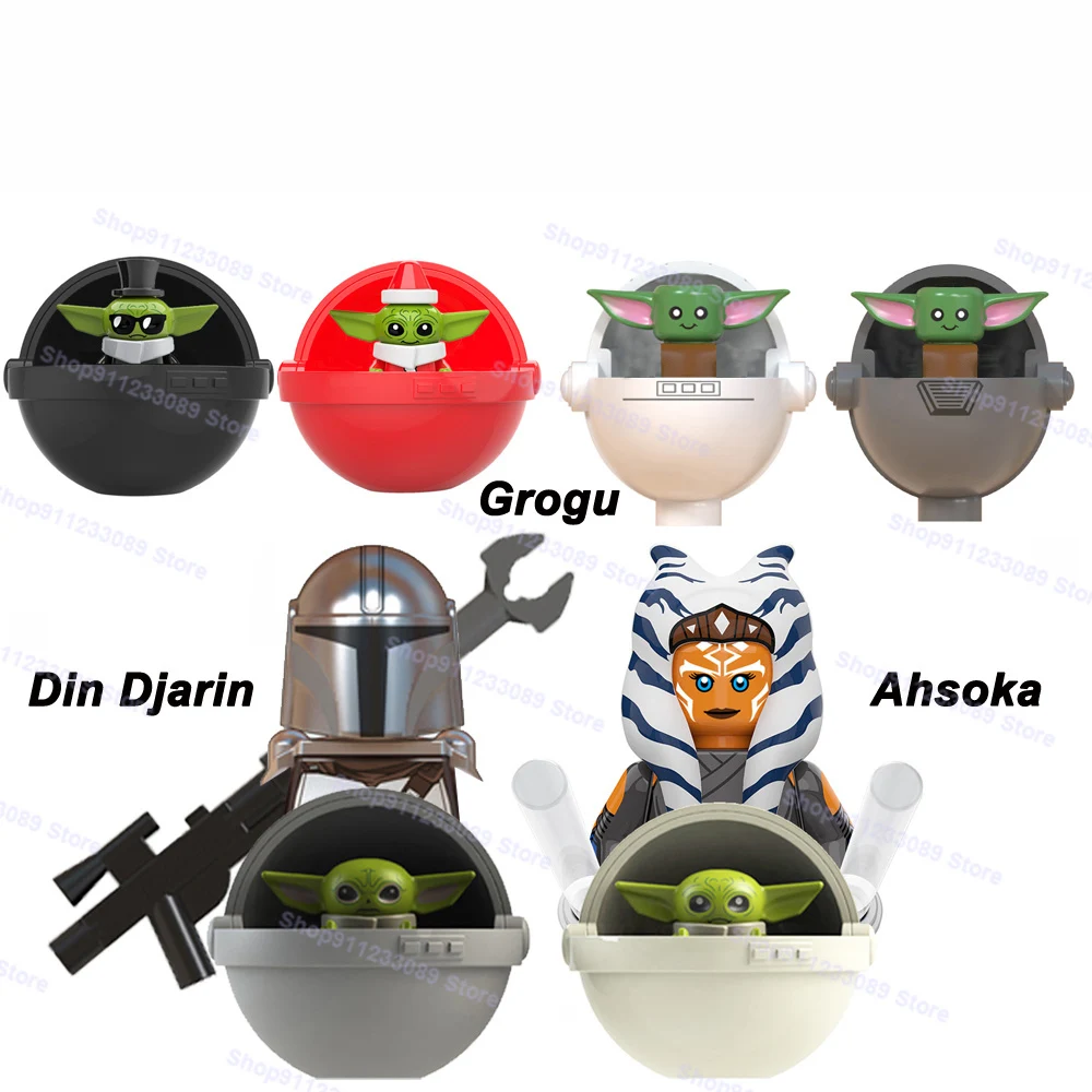 8pcs/set Din Djarin Grogu Ahsoka Assemble Building Blocks Bricks Star Model Figures Wars Toy Children Gift
8pcs/set Din Djarin Grogu Ahsoka Assemble Building Blocks Bricks Star Model Figures Wars Toy Children Gift