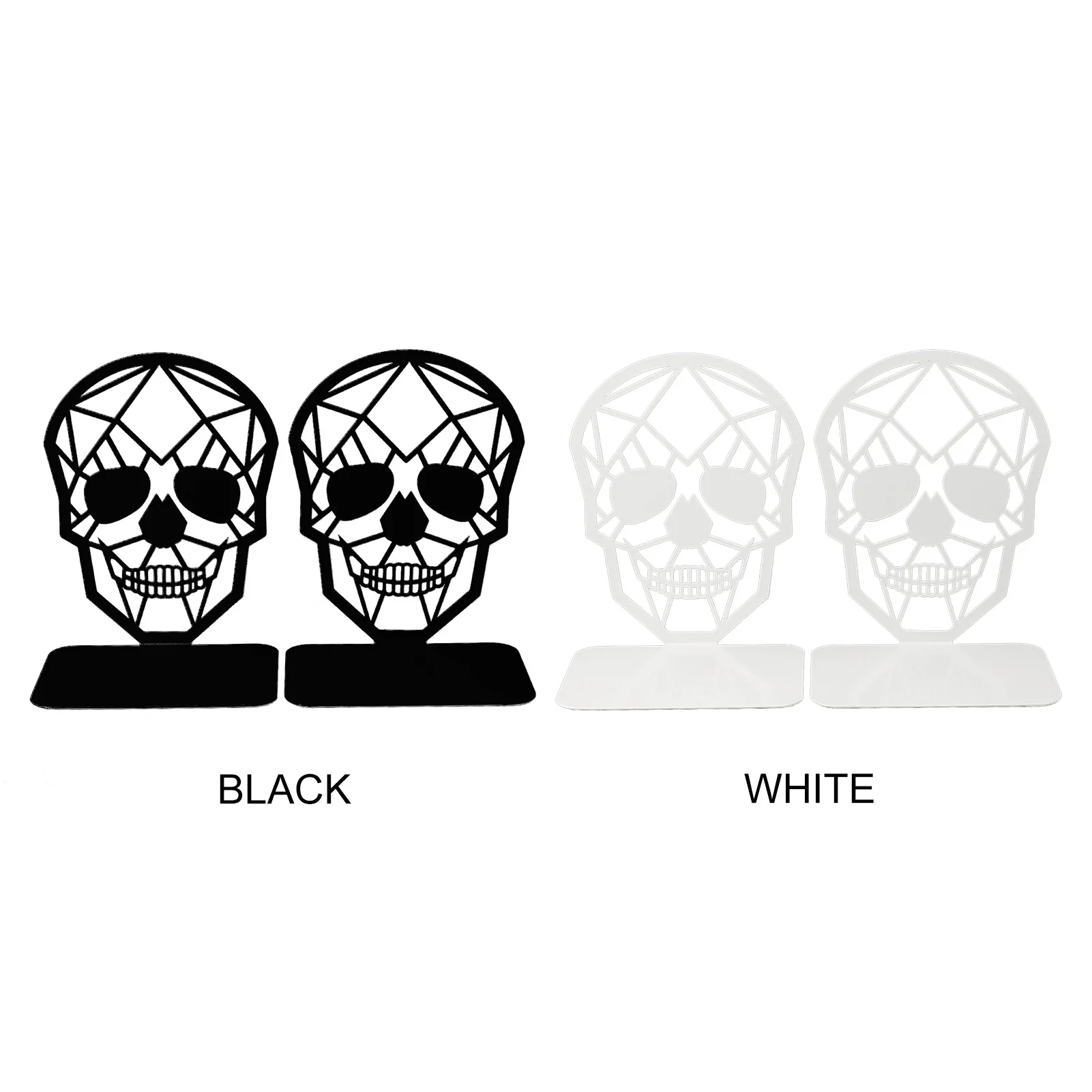 1 Pair Skull Design Home For Bookshelf Gift Book End Holder Desktop Organizer L Shape Support Heavy Duty Decorative Library
1 Pair Skull Design Home For Bookshelf Gift Book End Holder Desktop Organizer L Shape Support Heavy Duty Decorative Library