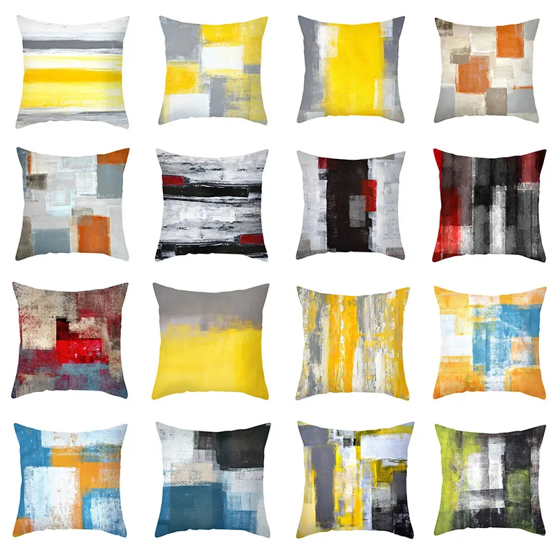 Cushion Cover Decorative Pillowcases Abstract Geometric Prints Sofa Car Throw Pillows Covers for Bedroom Home Decor 45*45cm/pc
Cushion Cover Decorative Pillowcases Abstract Geometric Prints Sofa Car Throw Pillows Covers for Bedroom Home Decor 45*45cm/pc