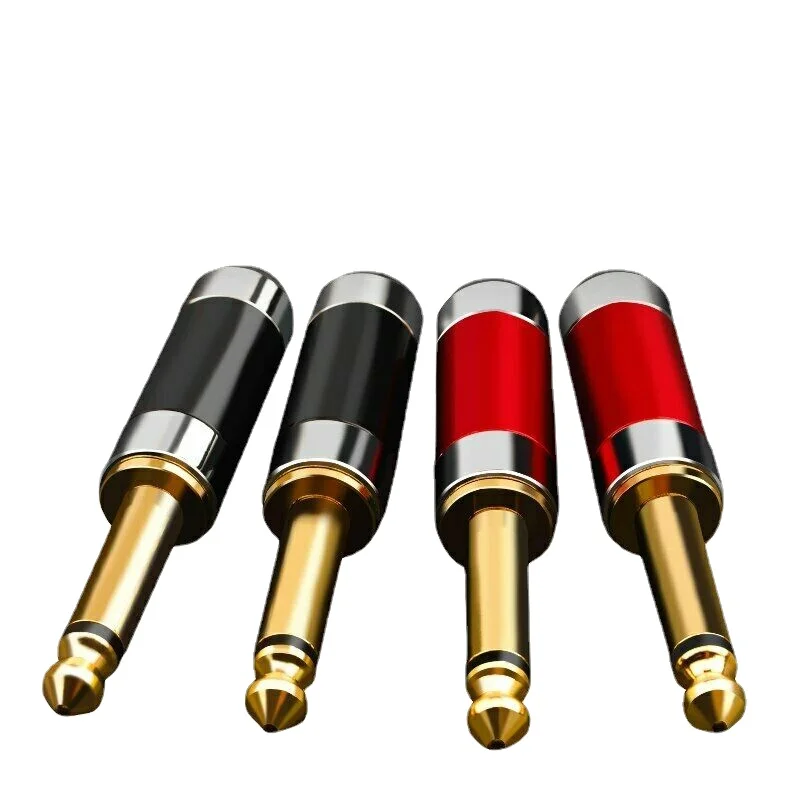 4 шт. 6,35 мм 6,5 мм позолоченный усилитель мощности гитарный миксер AV адаптер для микрофона 
4 шт. 6,35 мм 6,5 мм позолоченный усилитель мощности гитарный миксер AV адаптер для микрофона