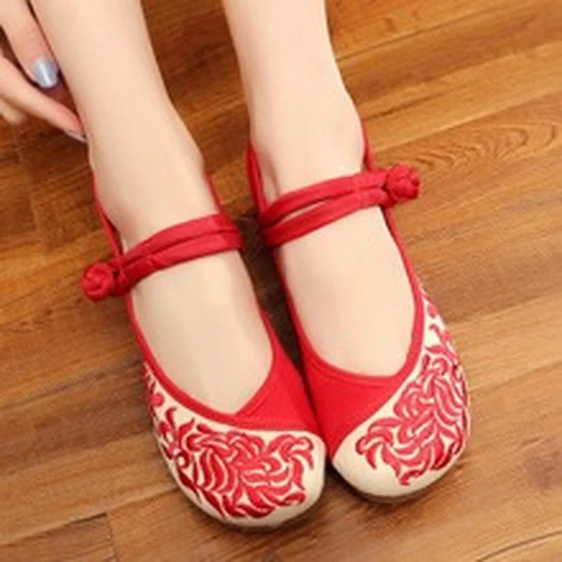 Embroidery Flats Ladies 2021 Concise National Style Round Toe Women Soft Comfortable Cotton Fabric Shoes
Embroidery Flats Ladies 2021 Concise National Style Round Toe Women Soft Comfortable Cotton Fabric Shoes