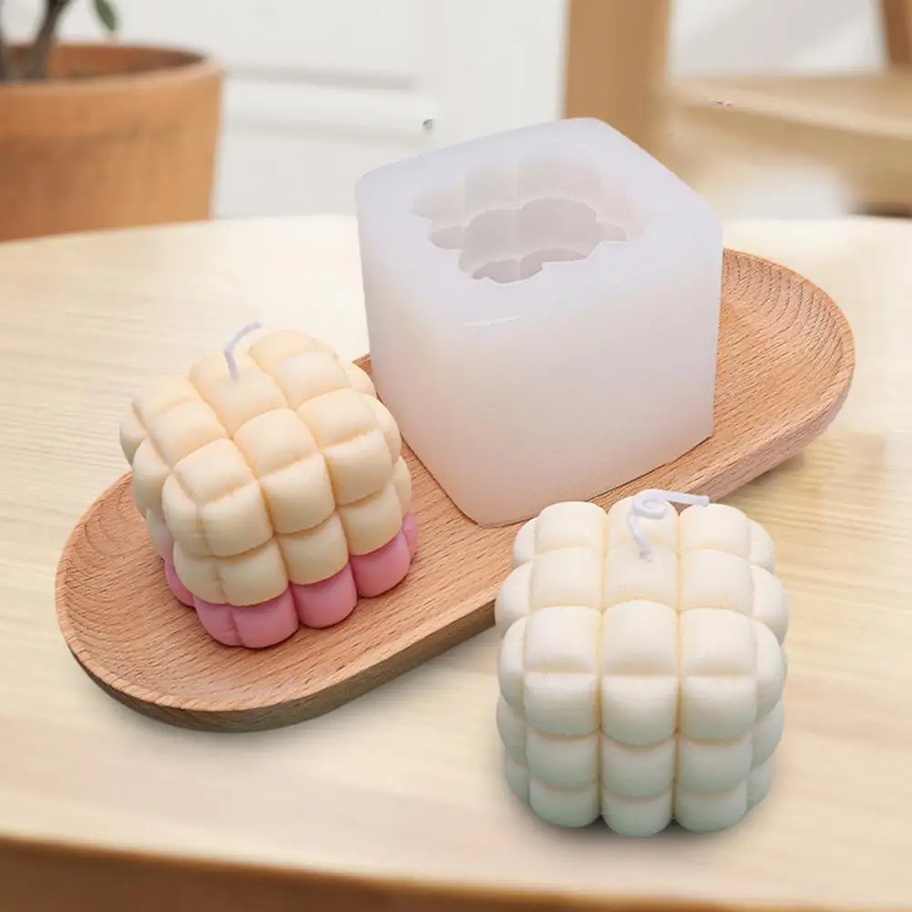 6 Cavities 3D Cube Baking Mousse Cake Mold Silicone Square Bubble Dessert Molds Cake Tray Kitchen Bakeware Candle Plaster Mould
6 Cavities 3D Cube Baking Mousse Cake Mold Silicone Square Bubble Dessert Molds Cake Tray Kitchen Bakeware Candle Plaster Mould