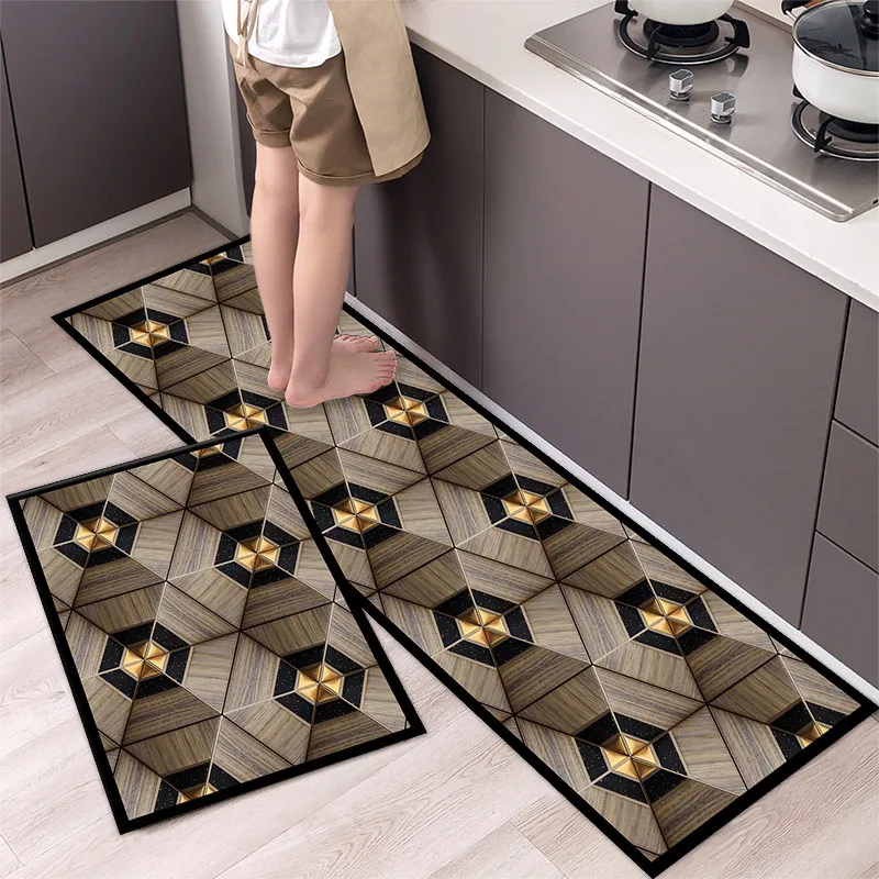 3D-печать геометрический кухонный коврик Домашний Светильник роскошный входной