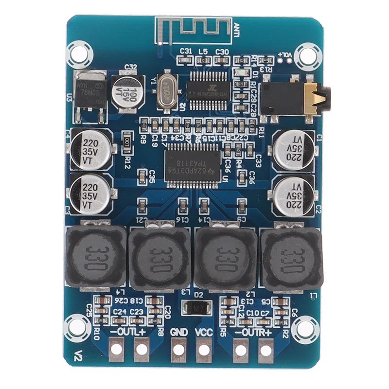 TPA3118 Bluetooth Digital Power Amplifier Board Stereo Amplificador Audio 12~28V DC 2x45W
TPA3118 Bluetooth Digital Power Amplifier Board Stereo Amplificador Audio 12~28V DC 2x45W