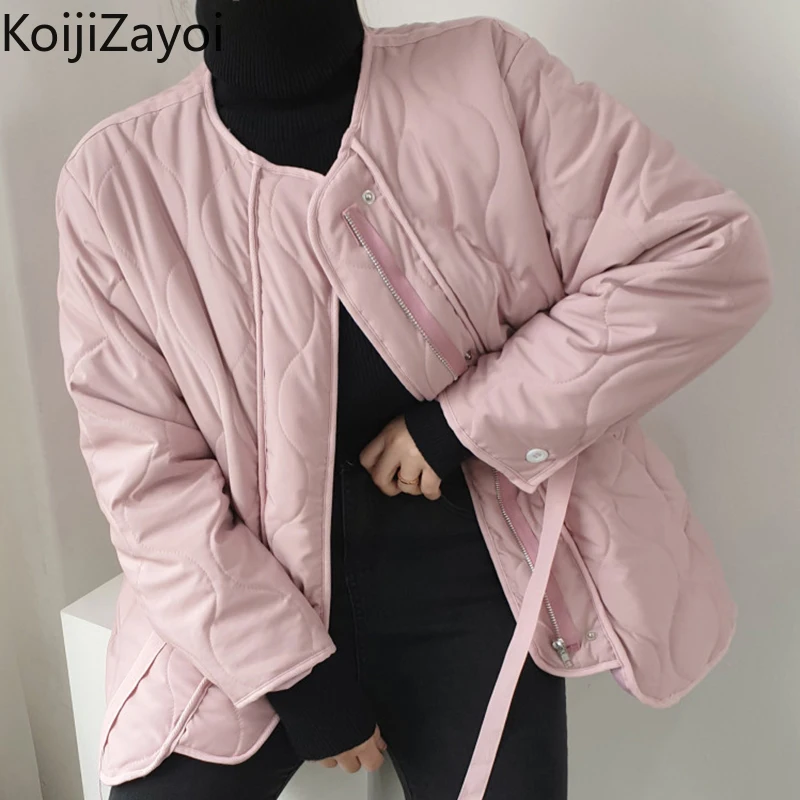 koijizayoi women winter thick sweet parkas fashion office lady o neck zip up overcoat chic korean quilted jacket solid tops
koijizayoi women winter thick sweet parkas fashion office lady o neck zip up overcoat chic korean quilted jacket solid tops