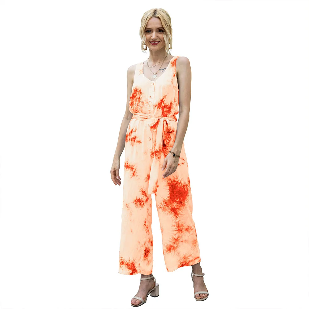 2020 New Summer Casual Lady Sexy Jumpsuit Romper Fashion Sleeveless Loose Sling Wide-leg Pants Clubwear Party Clothing Jumpsuits
2020 New Summer Casual Lady Sexy Jumpsuit Romper Fashion Sleeveless Loose Sling Wide-leg Pants Clubwear Party Clothing Jumpsuits
