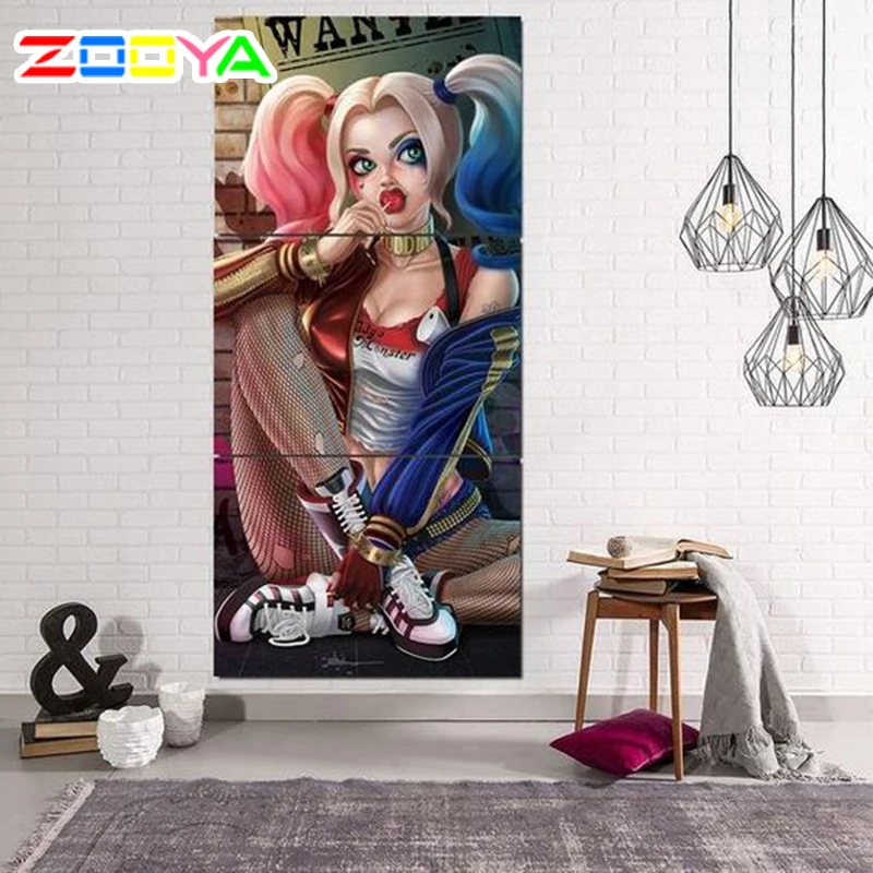 Zooya 5D алмазная картина для девочек Вышивка крестиком Diy Алмазная вышивка полная