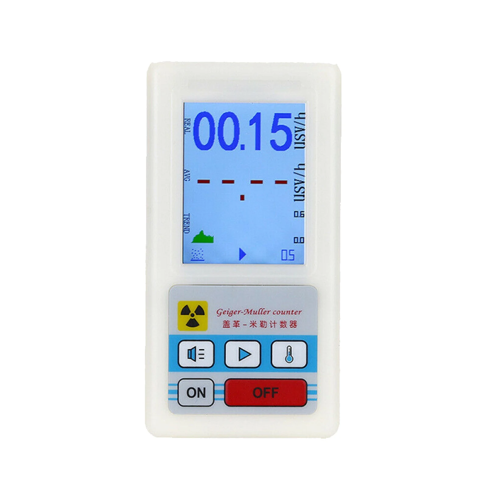 ABS Geiger Counter Dosimeter Nuclear Detector Tester Gamma X-ray Handheld Sensitive
ABS Geiger Counter Dosimeter Nuclear Detector Tester Gamma X-ray Handheld Sensitive