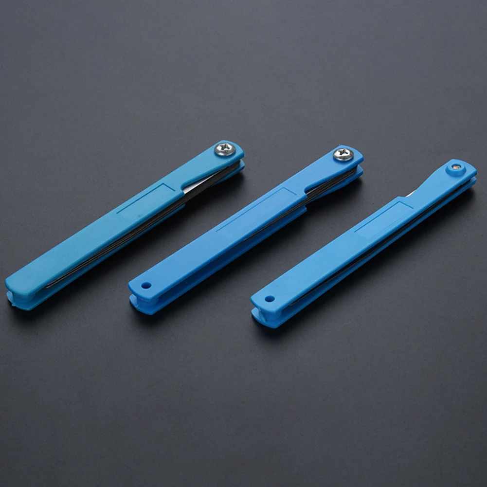 100B17 Feeler Gauge Metric Thickness Gauge Set Blade Gap Filler Tappet Valve Thickness Measurement Layout Tool Gages Metering
100B17 Feeler Gauge Metric Thickness Gauge Set Blade Gap Filler Tappet Valve Thickness Measurement Layout Tool Gages Metering